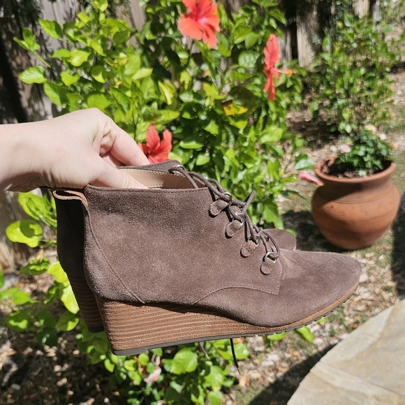 Nwot Dr Scholls shoes  leather , suede comfy booties 9,5M - Picture 1 of 15